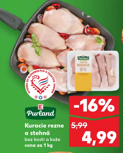 Kuracie rezne a stehná
