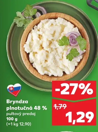 Bryndza plnotučná 48 %