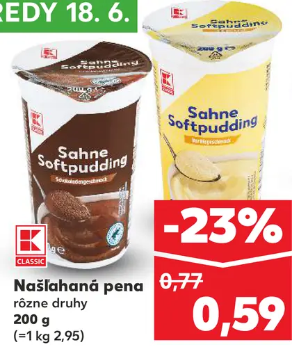 K-Classic N našľahaná pena