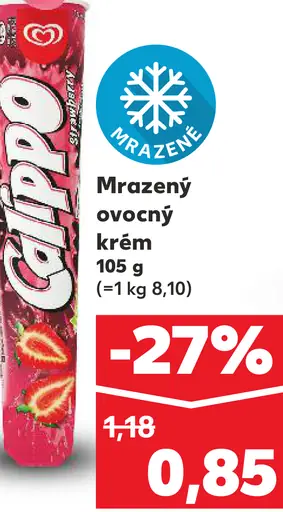 Calippo Mrazený ovocný krém