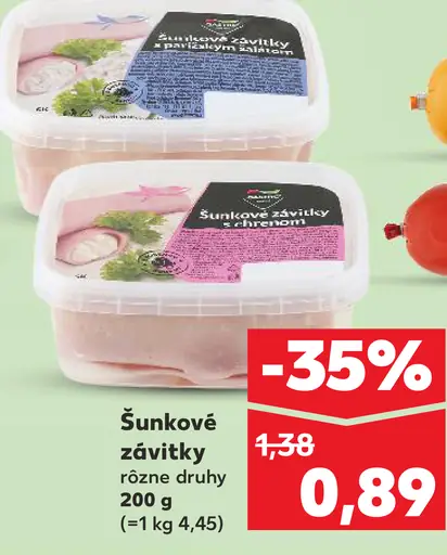 K Favourites Šunkové závitky
