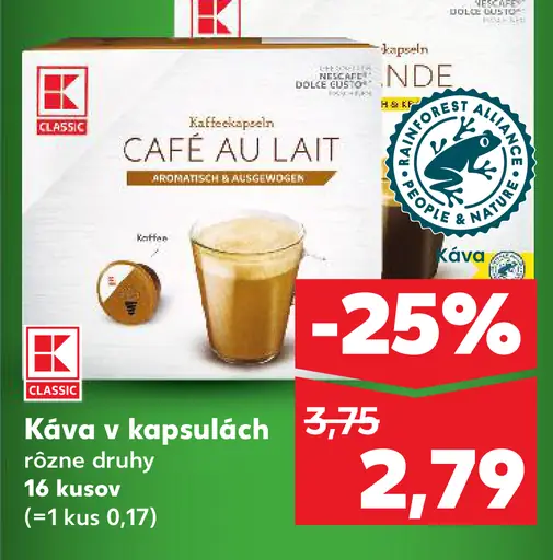 NDE Káva v kapsulách