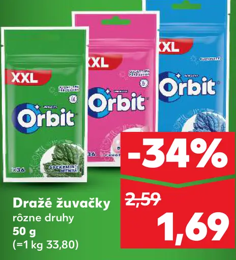 Orbit žuvačky