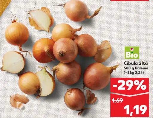 Bio Cibuľa žltá