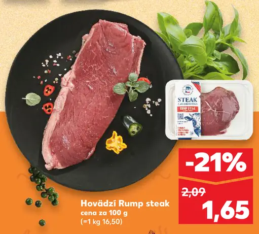 Hovädzí Rump Steak