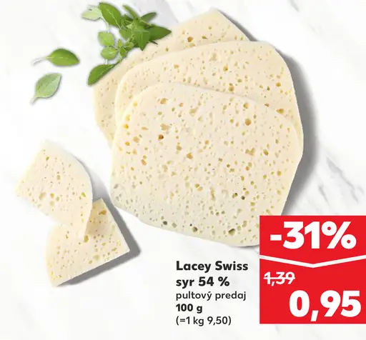 Lacey Swiss syr 54 %