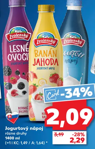 Zvolenský Jogurtový nápoj