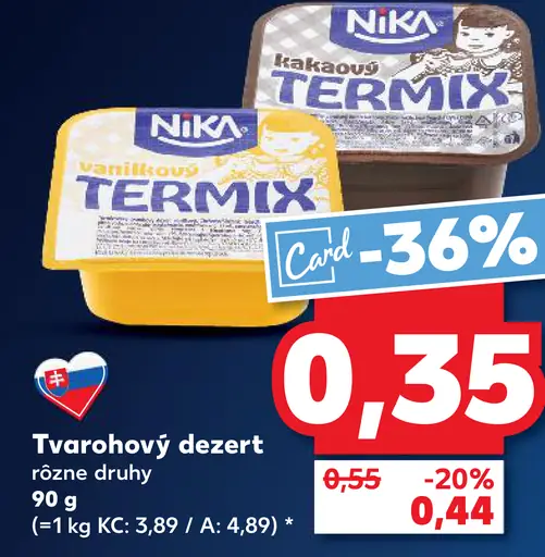 Nika Tvarohový dezert