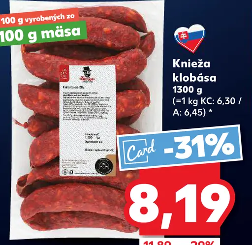 Knieža klobása