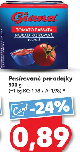 Giana Pasírované paradajky