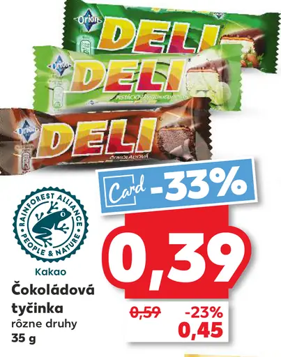 Deli Čokoládová tyčinka