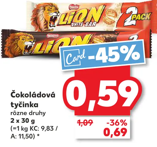 Nestlé Lion čokoládová tyčinka
