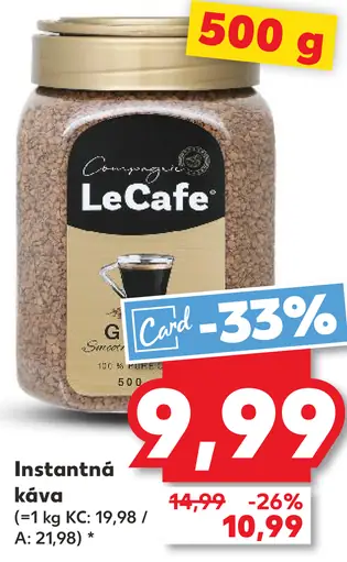Campoverde LeCafe instantná káva