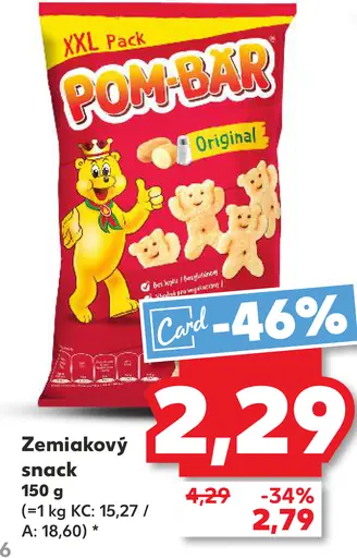 Pombär zemiakový snack