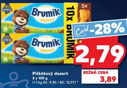 BeBe Brumík Piškótový dezert