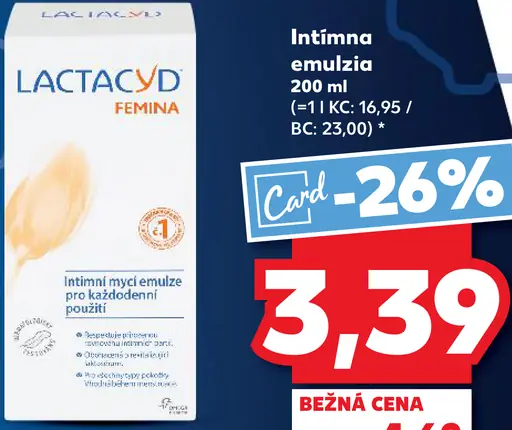Lactacyd Femina Intímna emulzia