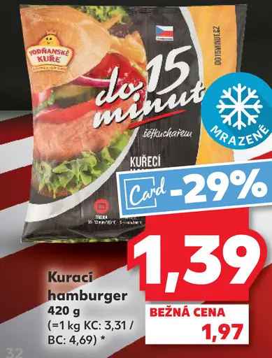 Kurací hamburger