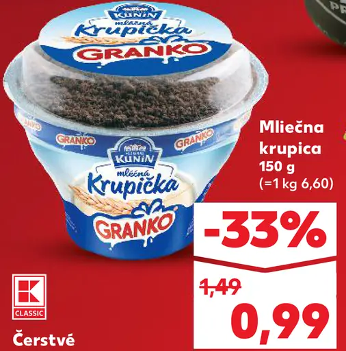 K-Classic Mliečna krupica
