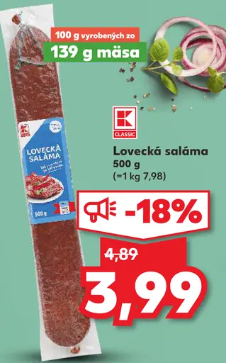 K-Classic Lovecká saláma