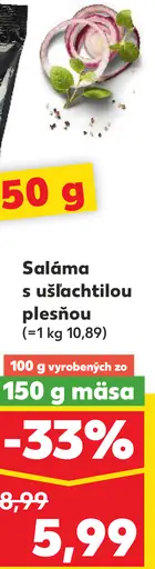 Kremessini Saláma s ušľachtilou plesňou