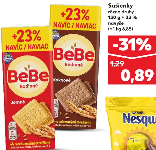 BeBe Rodinné sušienky
