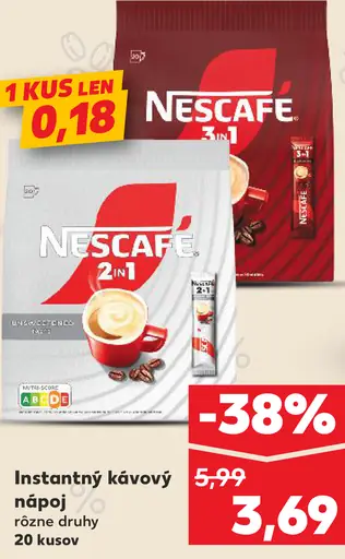 Nescafe instantný kávový nápoj