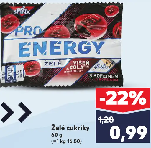 Sfinx Pro Energy želé višňa cola