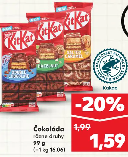 KitKat čokoláda