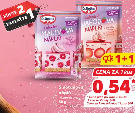 Dr. Oetker Lahodná jahodová náplň