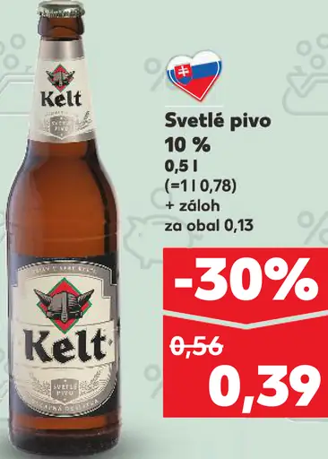 Kelt svetlé pivo