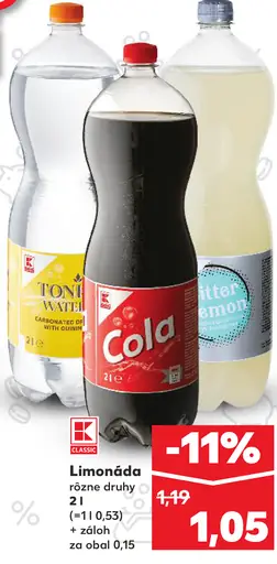 Classic Cola limonáda 2 l
