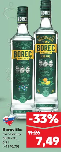 Borec borovička