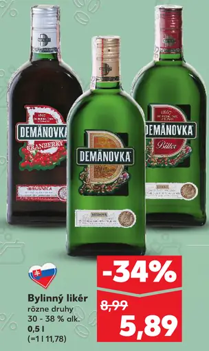 Demanovka bylinný likér