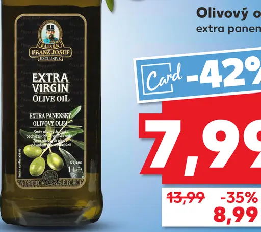 Franz Josef Exclusive Olivový olej extra panenský