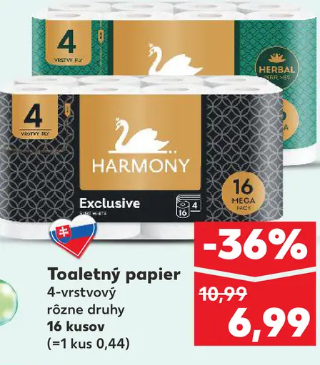 Harmony Toaletný papier