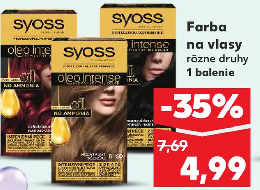 Syoss farba na vlasy