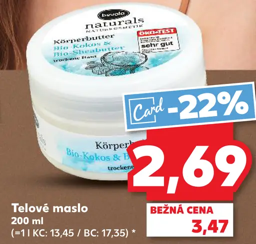 Bevola Telové maslo