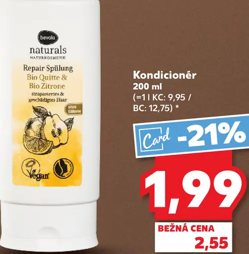 Bevola naturals kondicionér