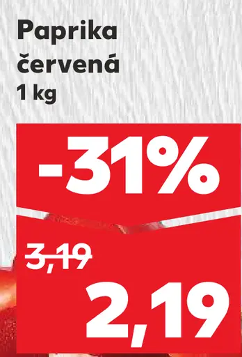 Paprika červená