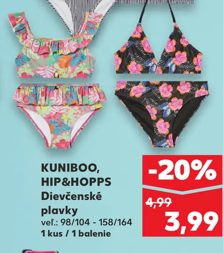 HIP&HOPPS Dievčenské plavky