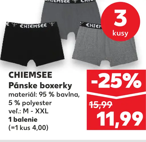 Chiemsee Pánske boxerky