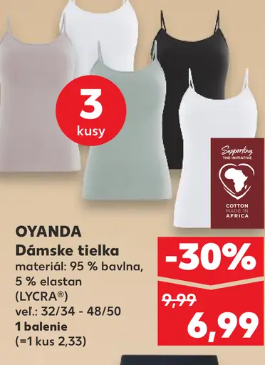 Oyanda Dámske tielka