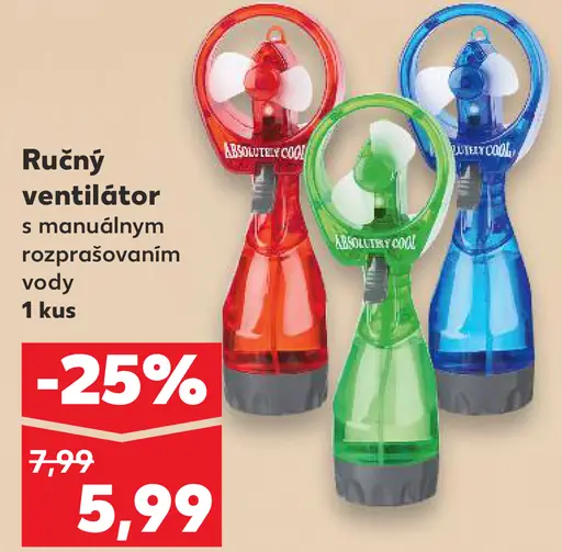 Ručný ventilátor