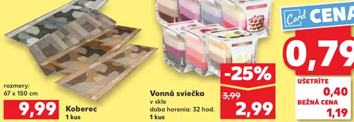 Vonná sviečka v skle