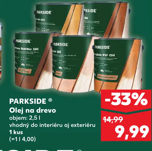 Parkside Olej na drevo