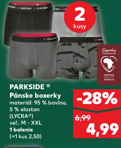 Parkside Pánske boxerky