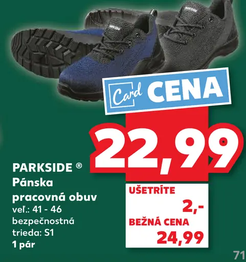Parkside Pánska pracovná obuv