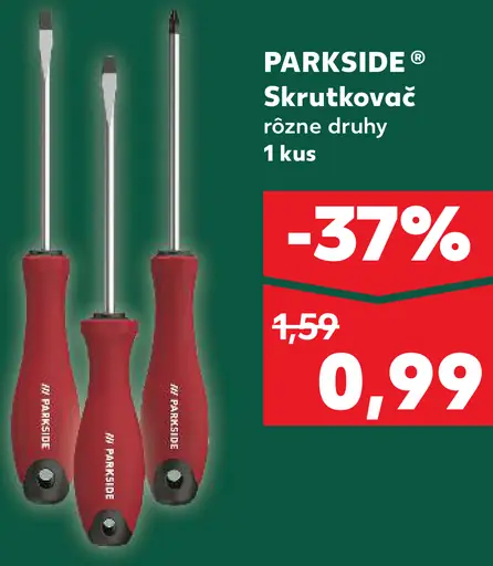Parkside Skrutkovač