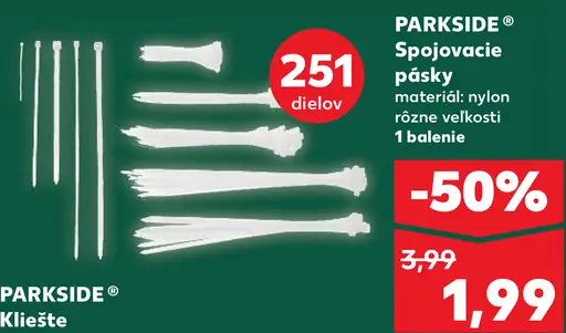 Parkside Spojovacie pásky