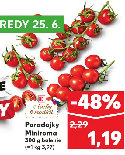 Paradajky Mininroma